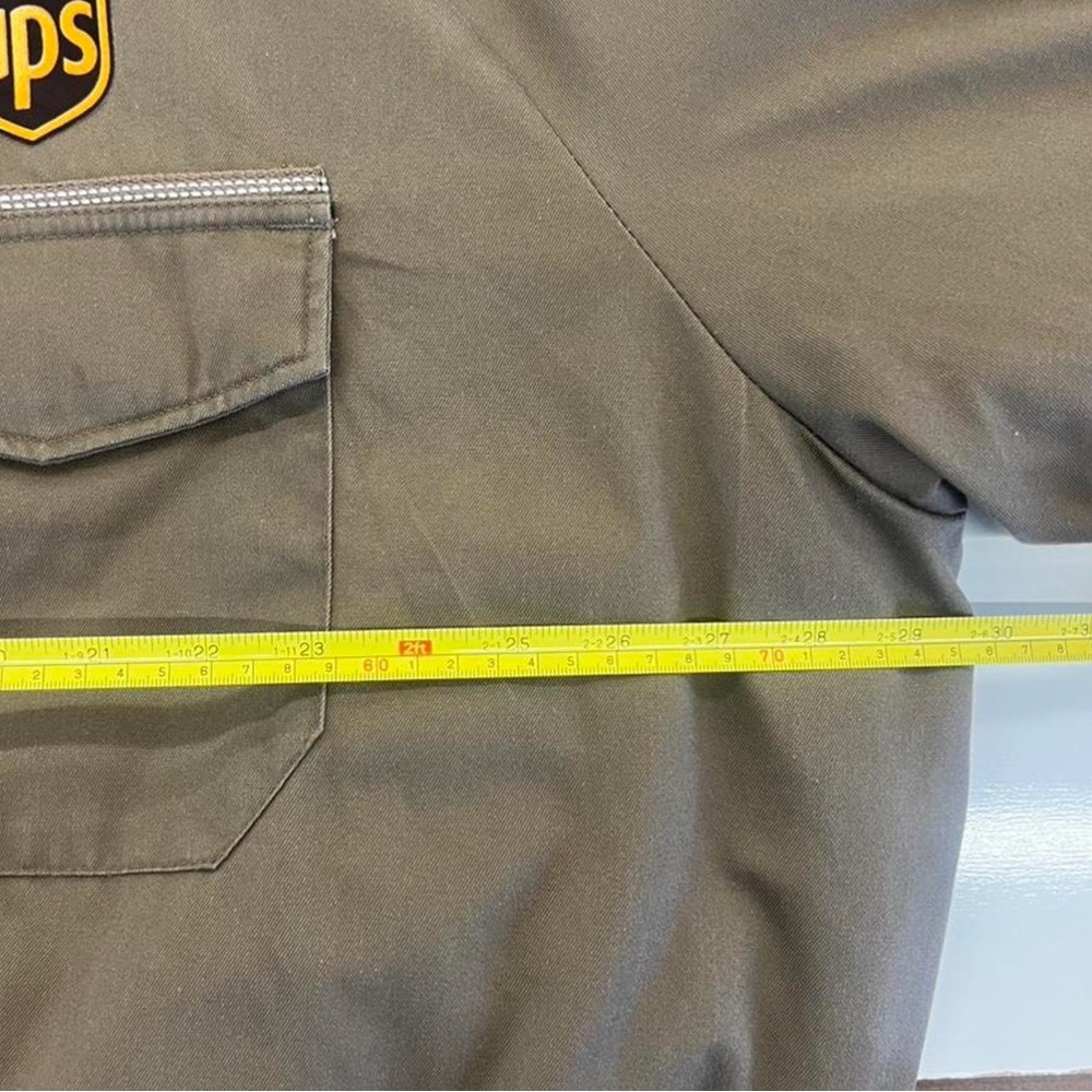 Mens UPS Quilted 1/4 Zip Jacket size XL - Picture 4 of 6